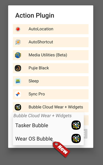 v9.75beta3-4: Tasker plugin open/move bubble – Bubble Cloud Widgets + WearOS Tile / Watch Face