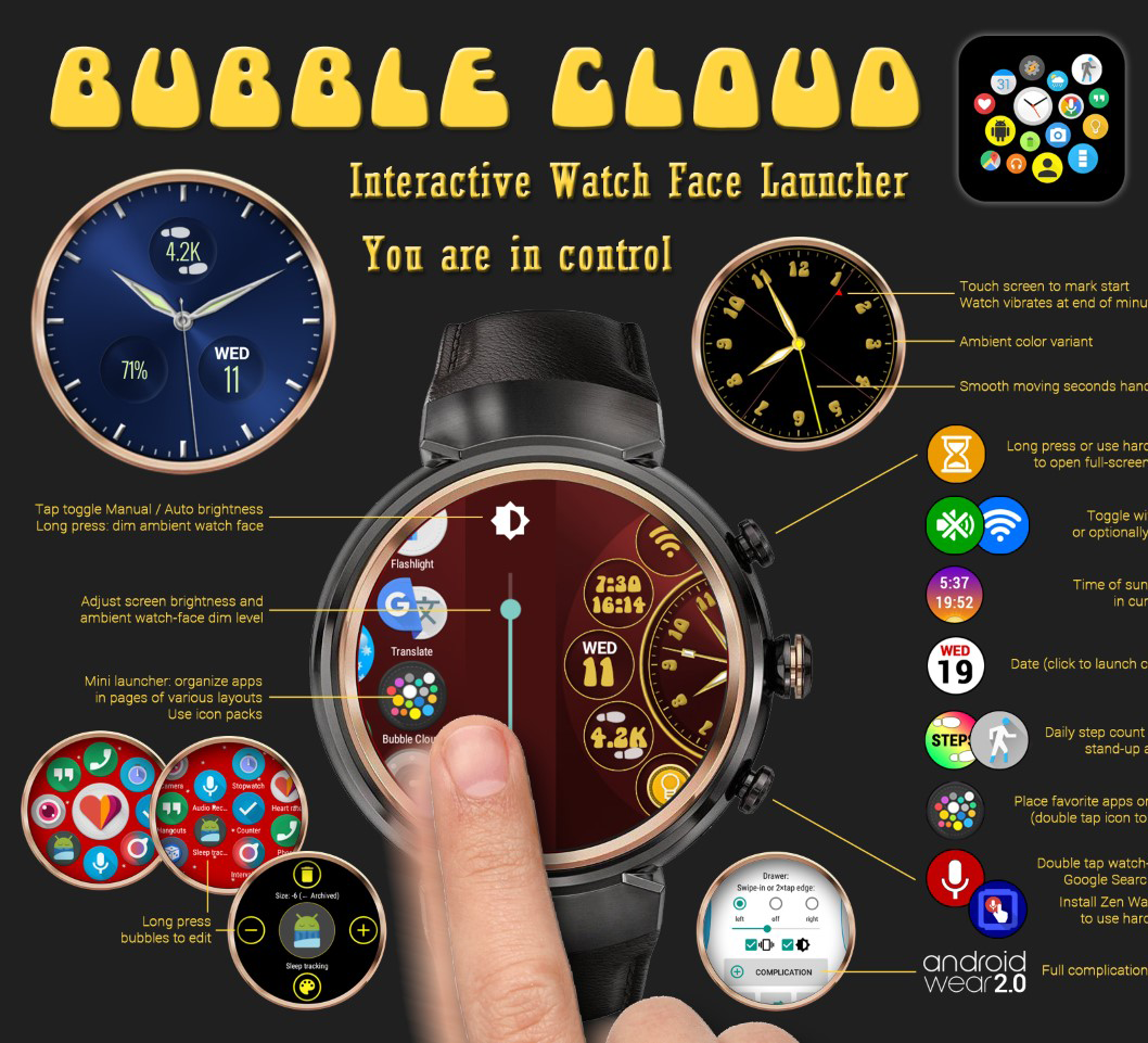 Watch face discount android wear 2.0